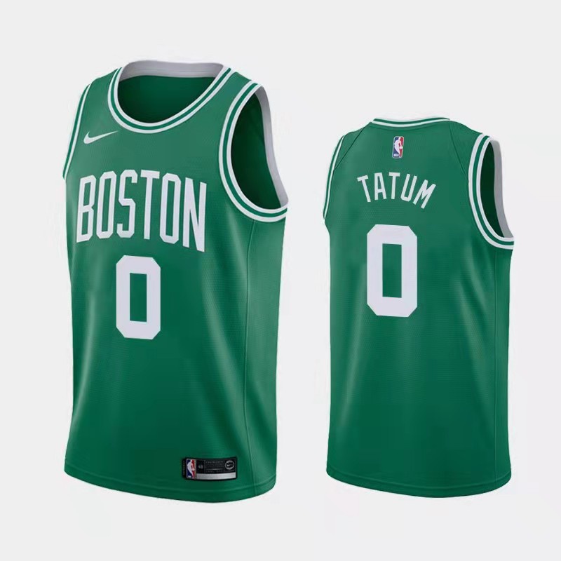 2020 Temporada Boston Celtics # 0 Jayson Tatum City Edition Patch Verde Jersey