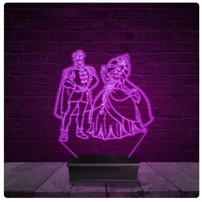 Luminária e Abajur Acrílico Led - Cinderela 5