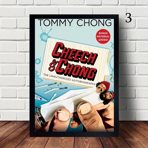 Quadro Poster C Moldura Cheech Chong A Shopee Brasil