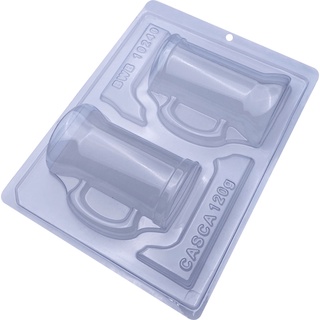 Forma BWB com Silicone (3 partes): Caneca de Chopp - (REF.:10240)
