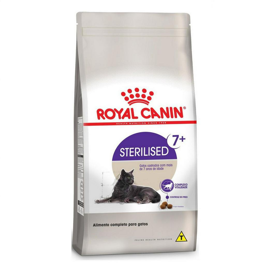 Ração Para Gatos Castrados Royal Canin Sterilised 7+ 4kg em Oferta na Shopee