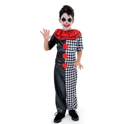 Fantasia Palhaço Assassino Macabro Longo Halloween Anjo Fantasias 237