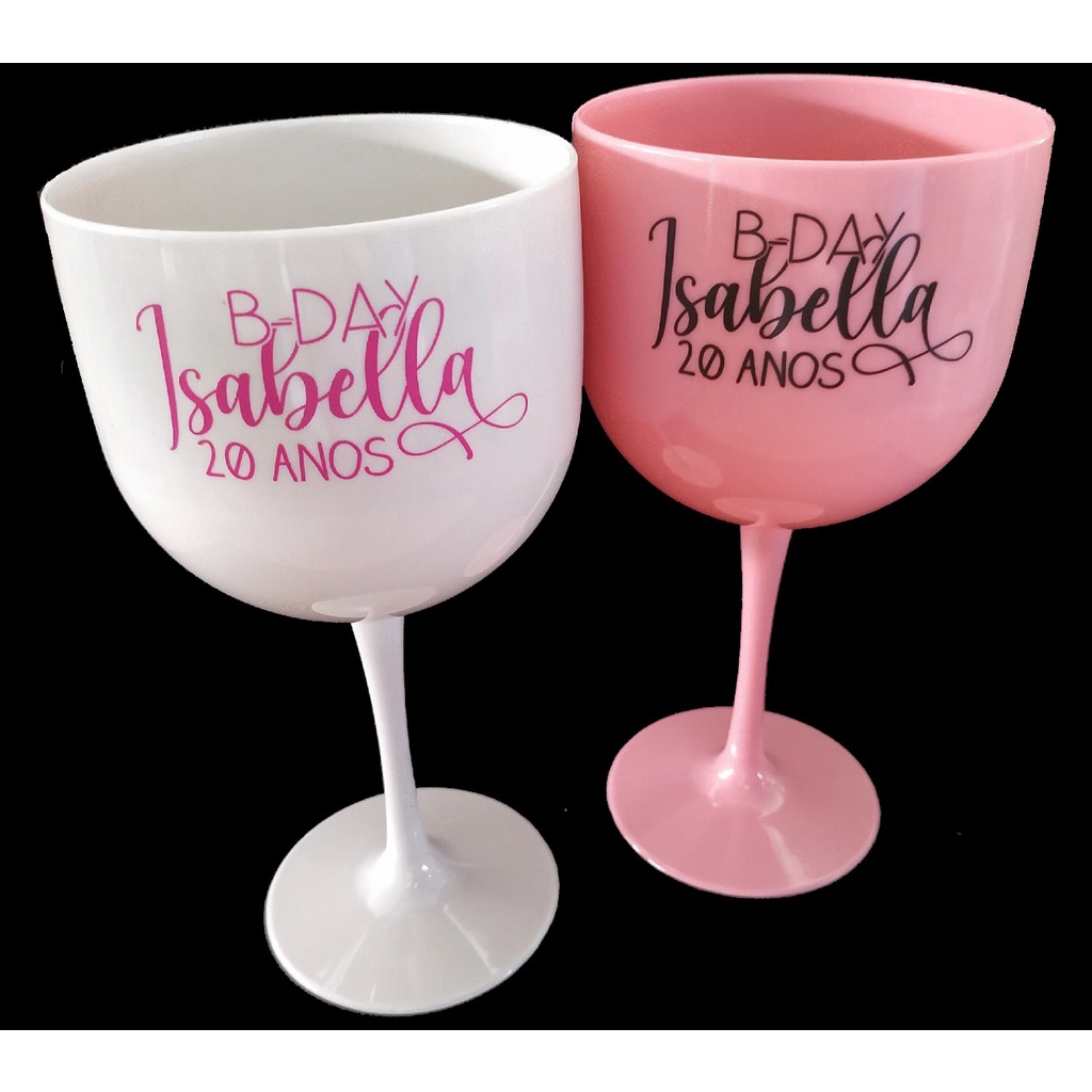 30 TAÇAS DE GIN PERSONALIZADAS 450 ml em Oferta na Shopee