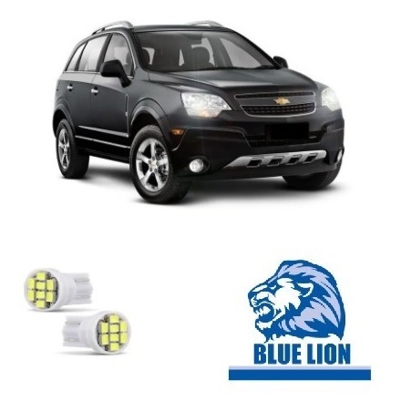 Kit Lâmpada Led Farol Lanterna Chevrolet Captiva 2008 A 2014