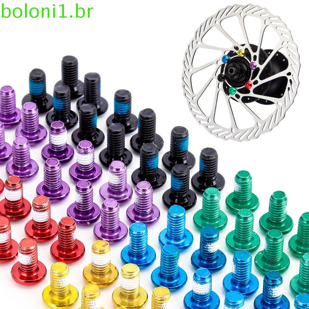 BOLONI Torx Parafusos T25 Acessórios De Freio Aço Inoxidável Colorido Mountain Bike 12 Peças Parafuso T25