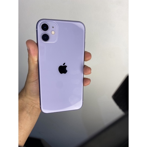 iPhone 11 64 gb Lilas vitrine com todos os acessórios