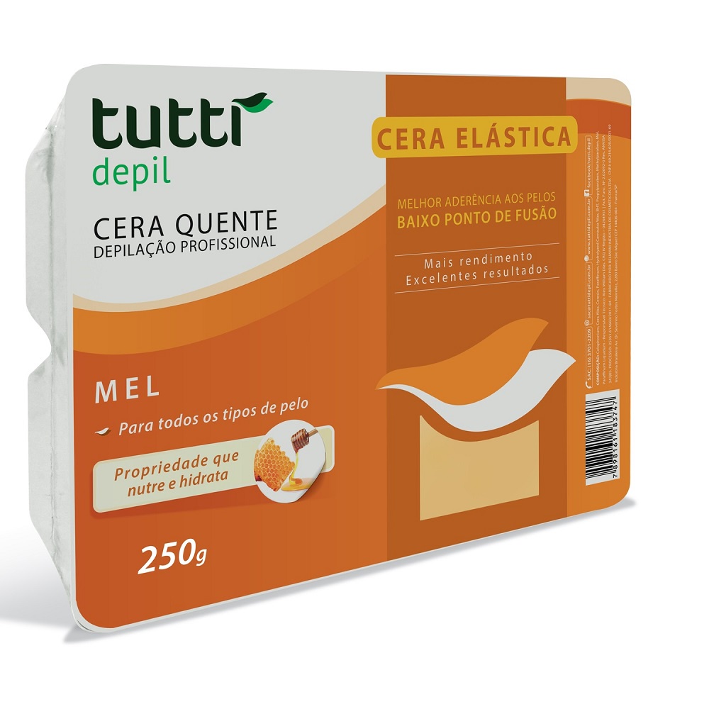 Cera Elástica Depilação Band Tutti Depil Mel 250g