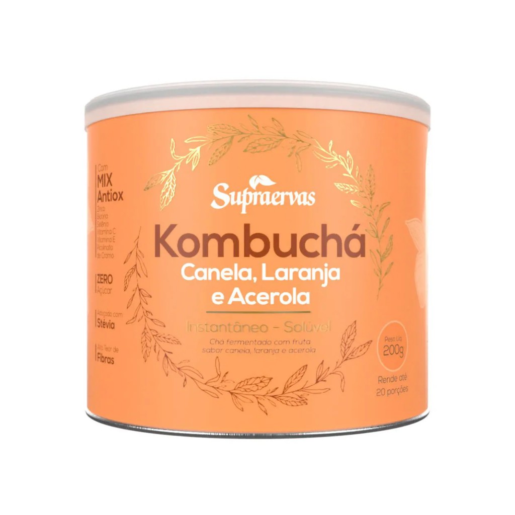 Chá Kombucha Fermentado Canela/Llaranja/ Acerola 200g