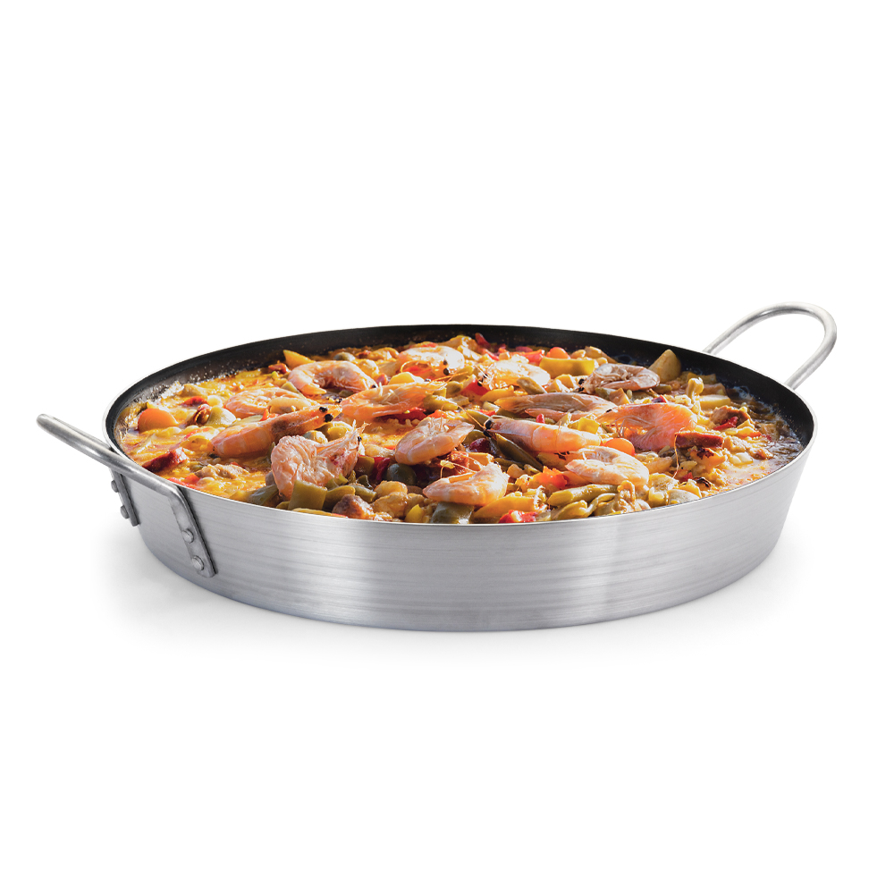 Paellera Antiaderente Profissional 45Cm 9L Nacional em Oferta na Shopee