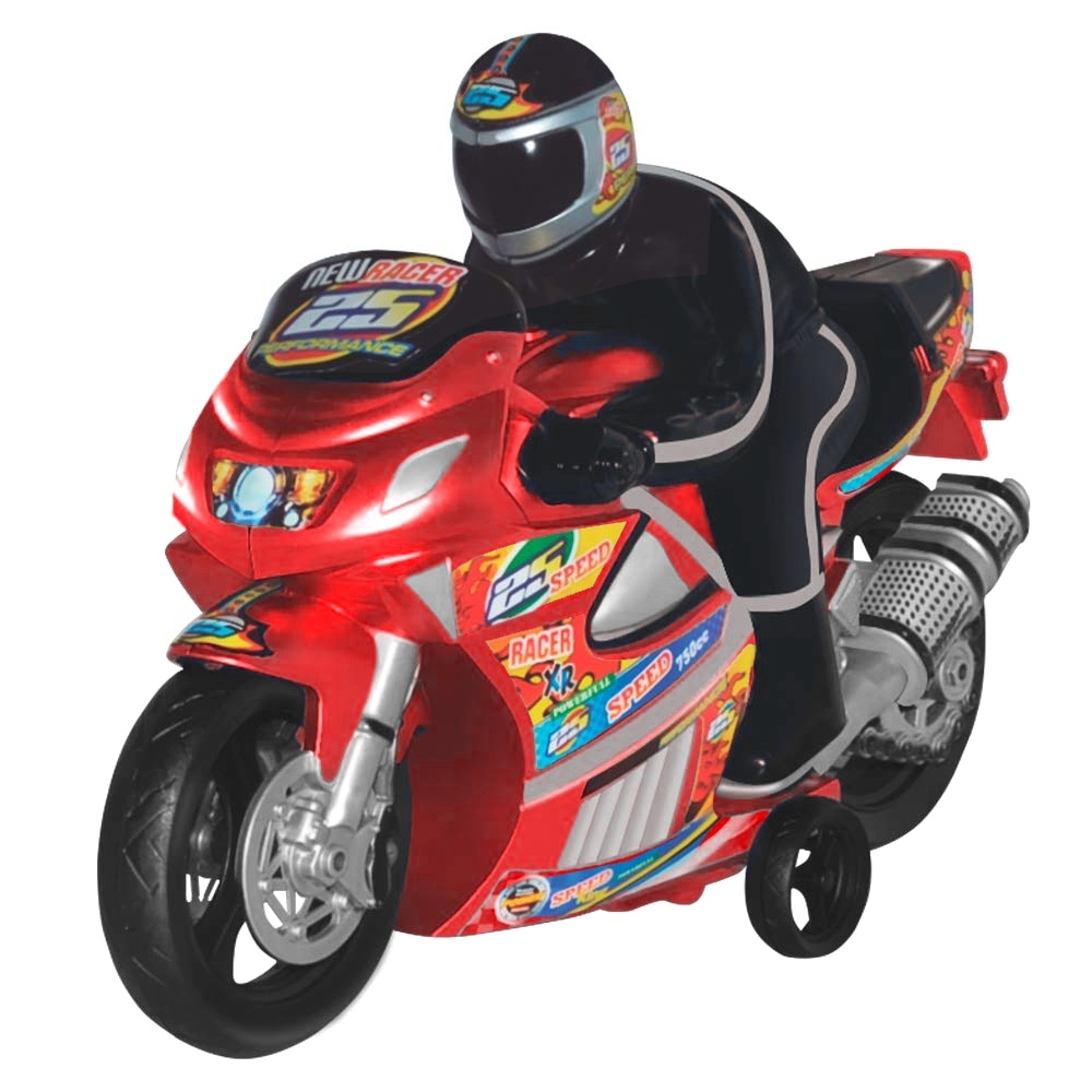 Brinquedo Moto Racer Grande A Friccao 703 - Lider Brinquedos | Shopee ...