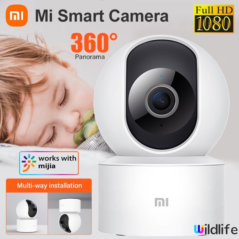 Xiaomi Mijia HD 1080P Câmera 360 Ângulo de Segurança Casa Inteligente Bebê Interior Night Vision Two-way Áudio IP panorâmica da Webcam ◅ = ◅
