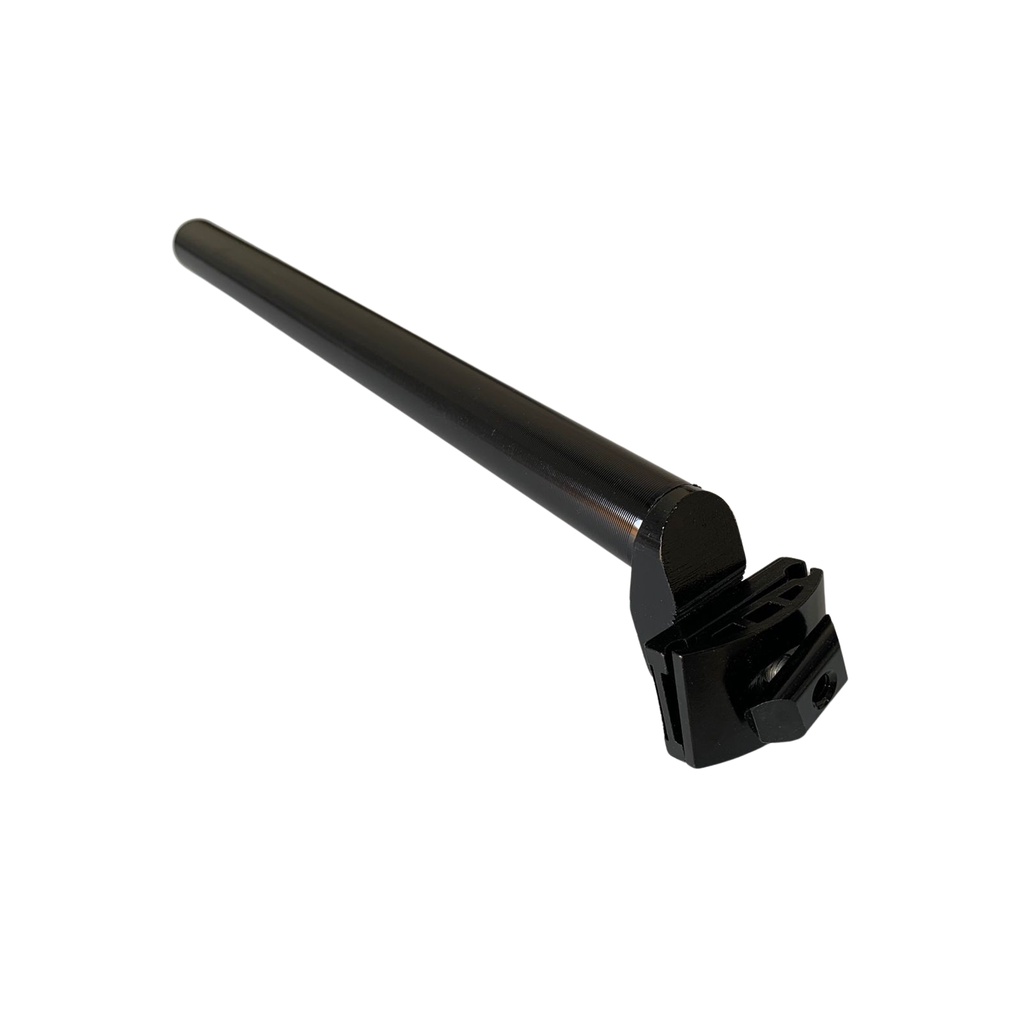 Canote Selim Bike Bicicleta 27,2mm 350mm Alumínio Preto