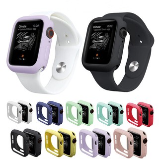 Capa macia de silicone colorida para iWatch Series SE 6/5/4/3/2/1