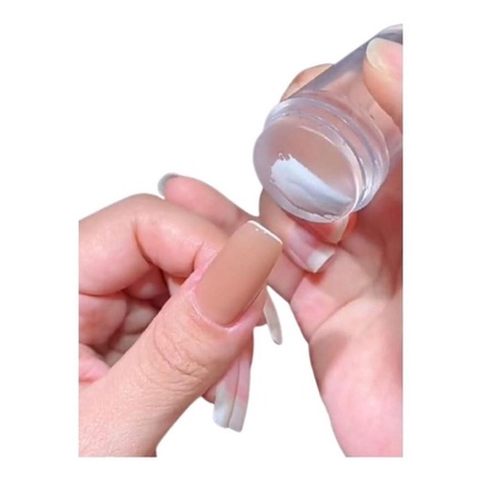 Carimbo De Unha Silicone Transparente Francesinha Perfeita Profissional Nail Art Pronto Entrega em Oferta na Shopee