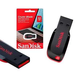 Sandisk Pendrive 32gb USB 2.0 Original Flash Drive em Oferta na Shopee