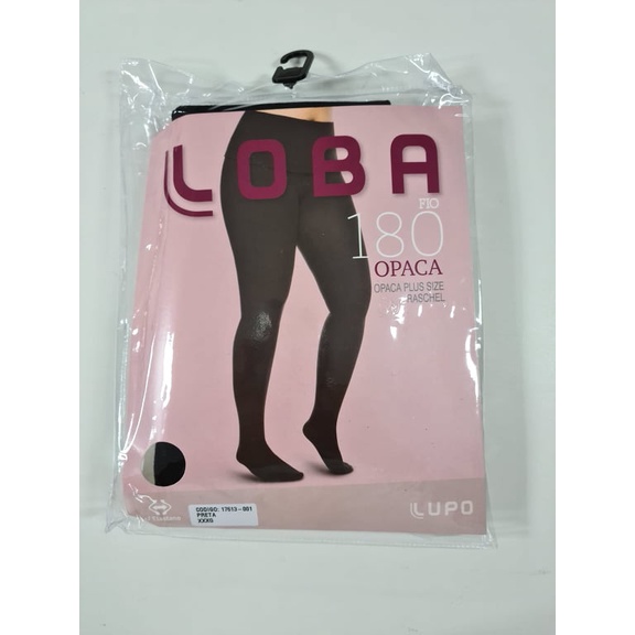 Meia Calça Fio 180 Opaca Plus Size Raschel Loba Lupo 17613 Com Elastano. em Oferta na Shopee