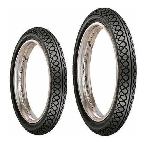 Par Pneus Pop 100 e Biz 100 125 - 80/100-14 + 60/100-17 Aro 14 e 17 Streetfighter Maggion