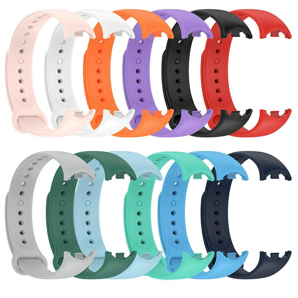 pulseira para Xiaomi Smart Band 8 de silicone extra Mi band 8 promoção