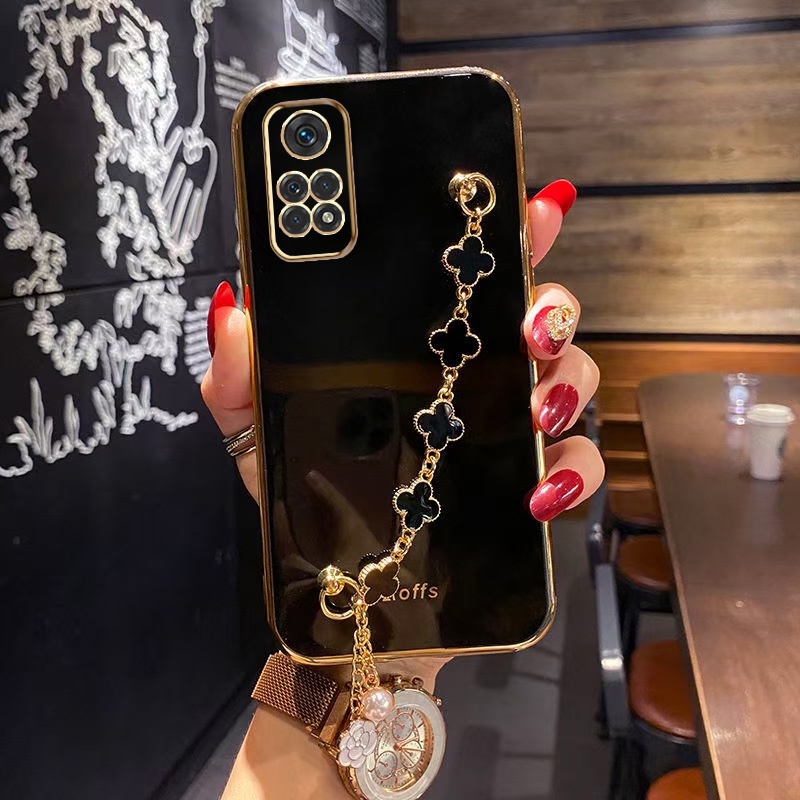 IPEAK Para Xiaomi Redmi Note 10 5G Case (6.5'') Cuero Flip Cierre