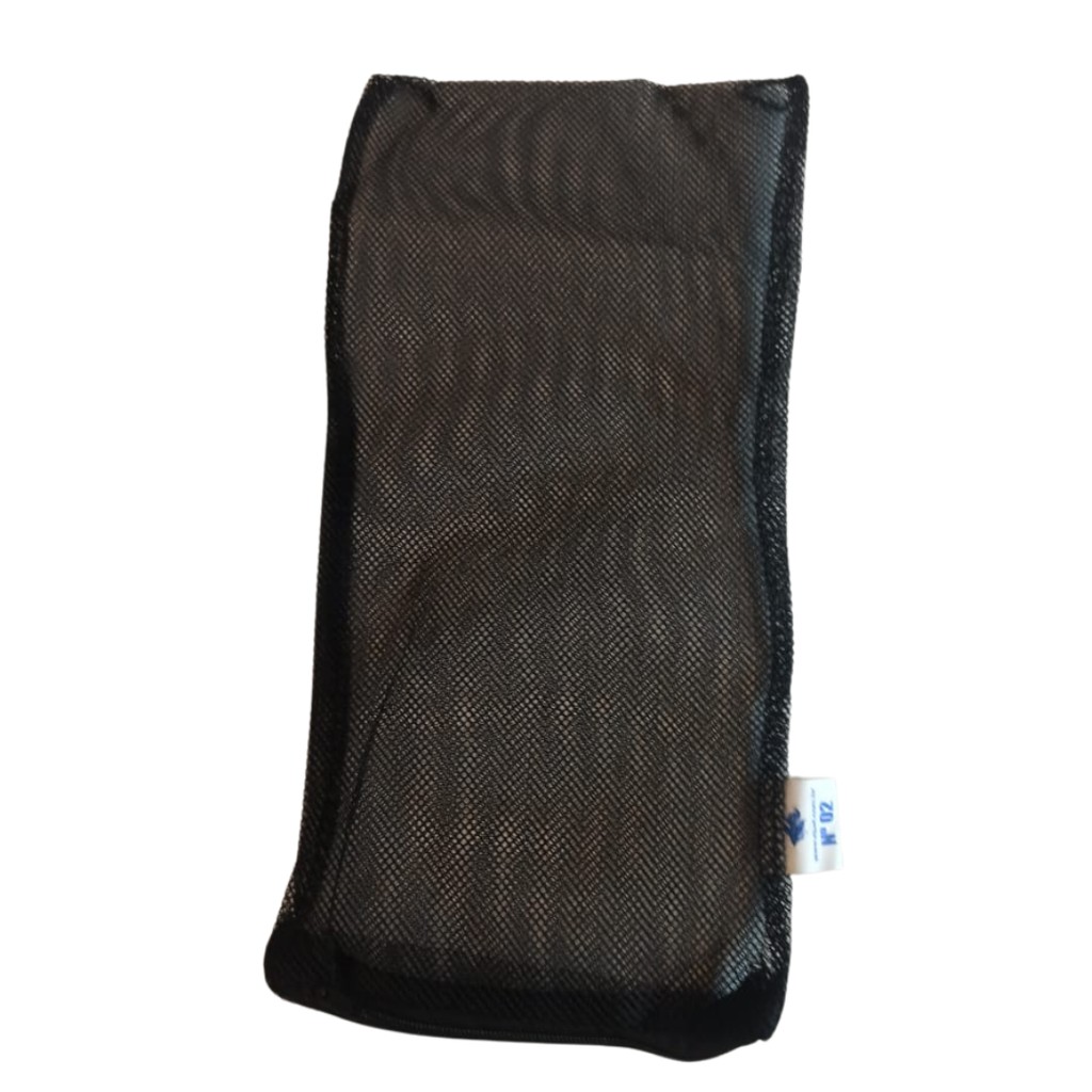 Bolsa Para Mídias Filtrantes Preta Plancton 15x30cm Com Ziper - N2