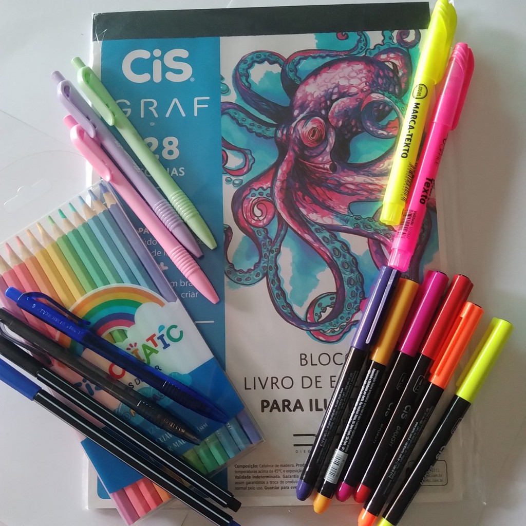 Kit de DESENHO Iniciante e Profissional Completo - PERSONALIZADO ...