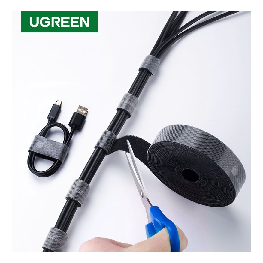 Ugreen - Organizador Cabo Eletrônicos Abraçadeira 2 ou 5 metros - Selecione em Oferta na Shopee