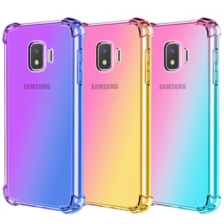 Capa Traseira Flexível De Silicone Transparente Degradê Anti-Impacto Para Samsung Galaxy J4 J6 + Plus J2 Core J5 J7 Prime J8 2018