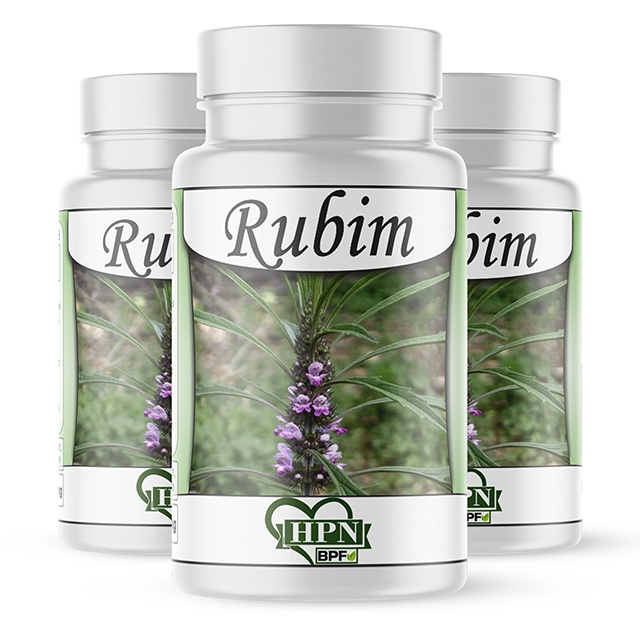 Rubim (Leonurus sibiricus) Planta Medicinal 180 Cápsulas Erva Macaé Funcional