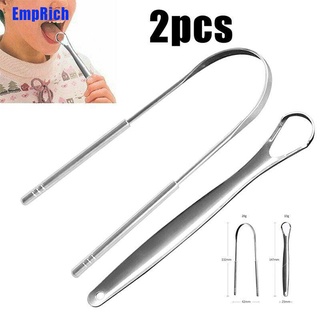 Emprich Raspador De Língua De Aço Inoxidável Para Cuidados Oral