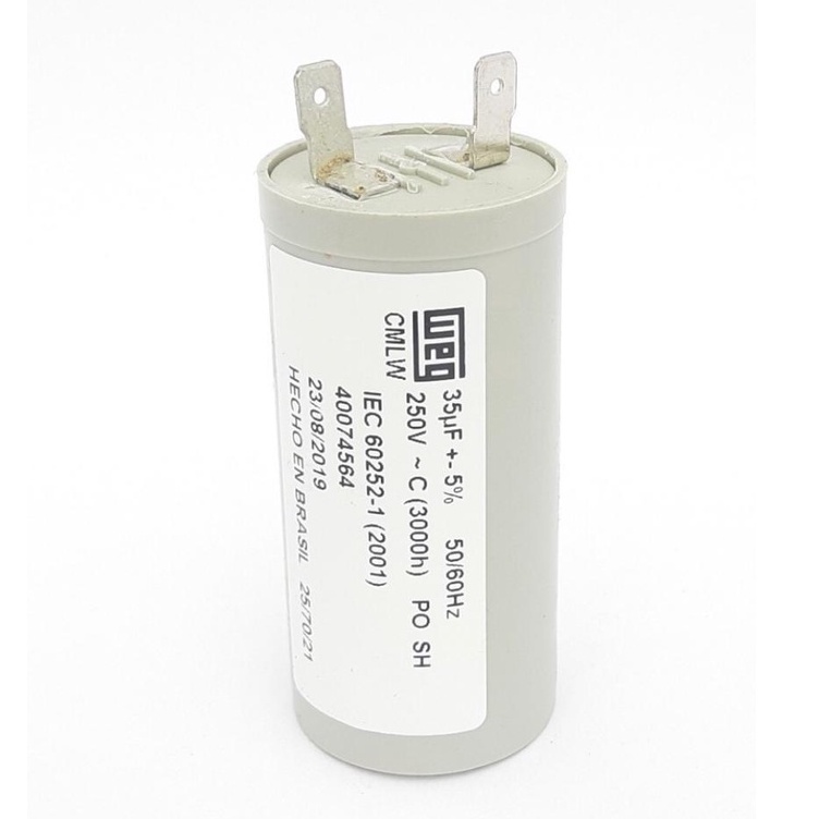 Capacitor Partida 35uf Tanquinho E Motores Elétricos 250vac
