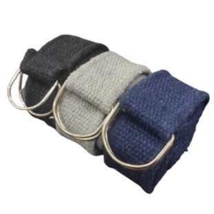 Kit de 3 cintos de lona com 2 argolas em Oferta na Shopee