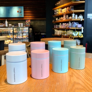 Caneca TYESO Novo Estilo 304 Garrafa A Vácuo De Aço Inoxidável Infantil Mini Braising Beaker Tipo Braised Super Longo Isolamento Lancheira Presente Copo Influenciador ins Frosted Wa