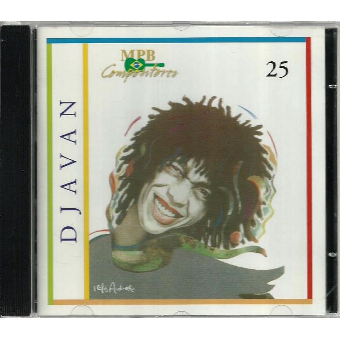 1288 Mcd- Cd Original 1997- MPB Compositores- Nº. 25- Djavan- Musica Popular Brasileira