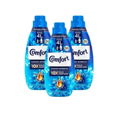 Kit 3 Amaciante Concentrado Comfort Intense Cuidado Essencial 1 Litro