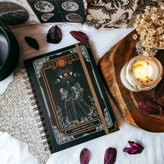 Caderno artesanal A5 80 folhas - Ninfas em Oferta na Shopee