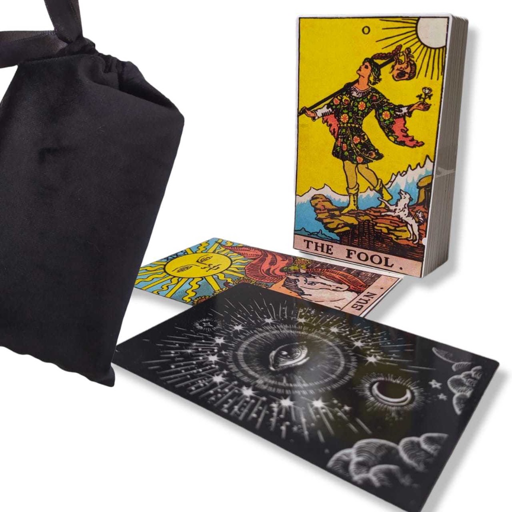 Deck Tarot Rider Waite Arte Original 1909 Baralho 78 Cartas Grandes ...