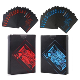 Baralho Black Prova D'agua Baralho Dourado Prateado Preto Poker Mágica Truco