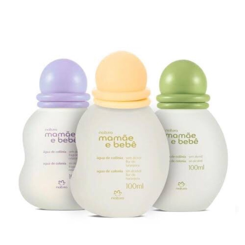 Colônia Natura Mamãe e Bebê 100ml Original Lacrado Várias Opções Tradicional Relaxante Flor de Laranjeira