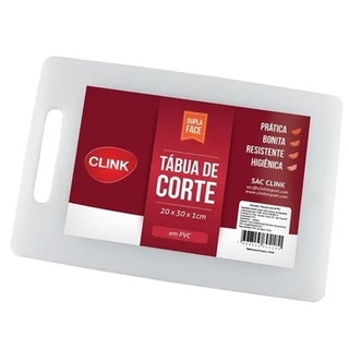 Tábua De Corte Superchef Pvc L 20 x C 30 x 1 Churrasco Top 1 Unidade,Clink