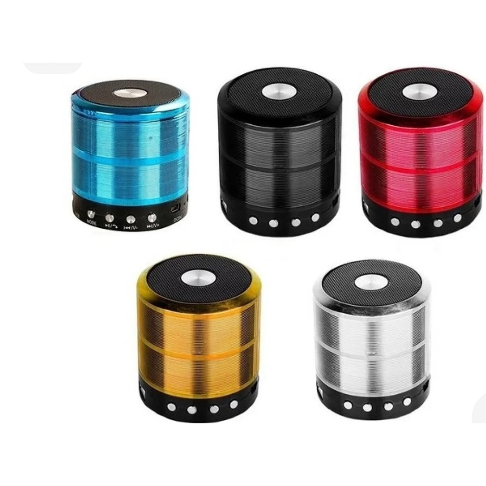 Mini Caixa Caixinha Som Portátil Bluetooth Mp3 Fm Sd Usb