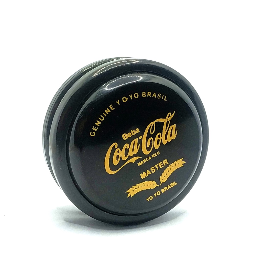 Yoyo Profissional Coca-Cola Master Serie Retrô de eixo fixo YOYOBRASIL + 3 Cordas (coca,coca cola, ioio,yo-yo)  Personalizado