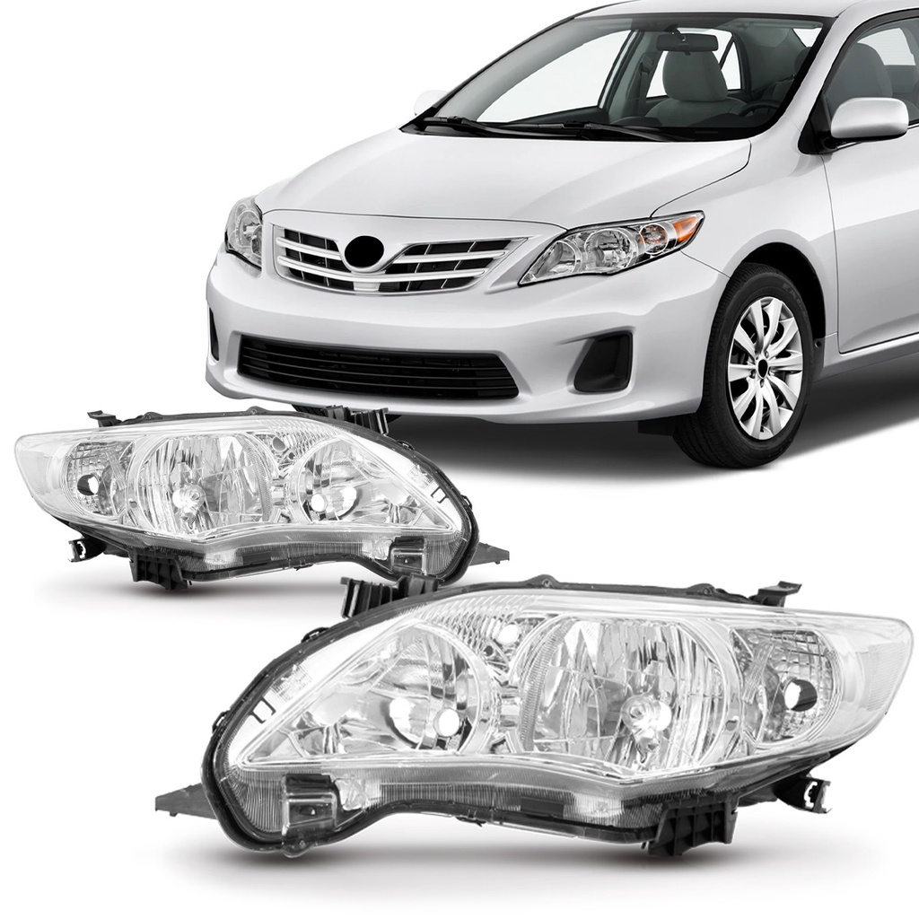 Farol Corolla 2012 2013 2014 Foco Duplo em Oferta na Shopee