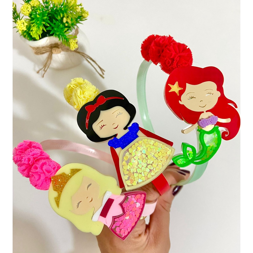 Tiara de Princesas da Disney para Menina Shopee Brasil