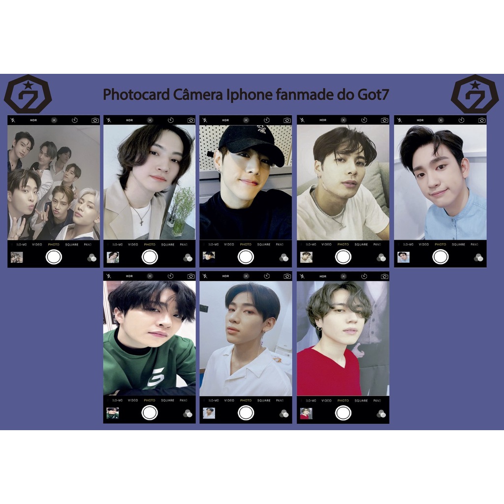 Photocards Câmera Iphone - GOT7