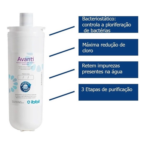 Refil para Purificador de Água  - IBBL Avanti - Original