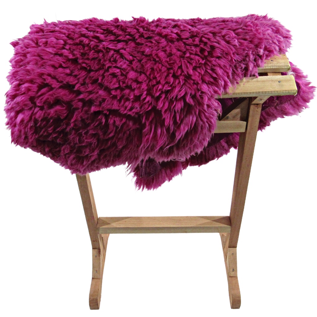 Pele De Animal Pelego Rosa Pelucia Grande Para Montaria e Decoracao Diversas