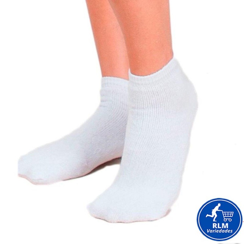 KIT 12 PARES DE MEIAS BRANCAS SUPER OFERTA DO DIA RLM!