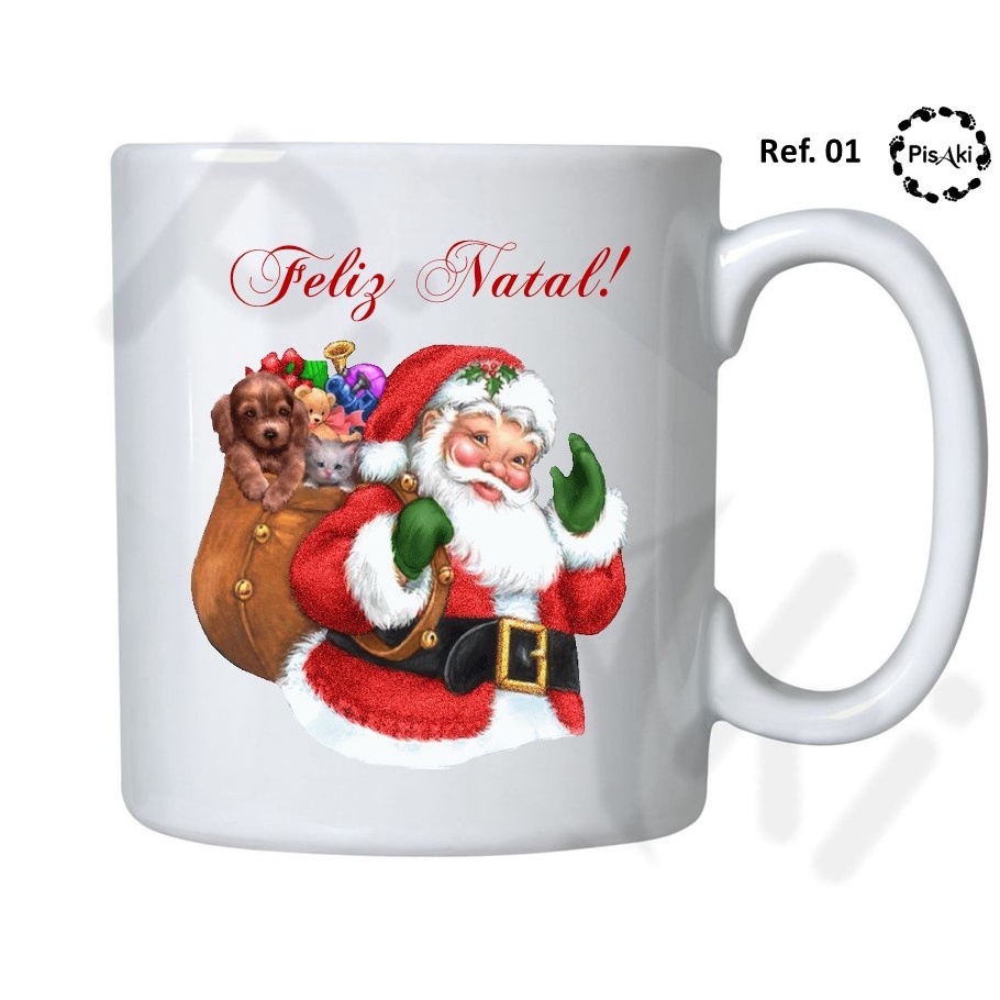 Adesivo A Prova D'água Natal 9x6cm Caneca Copo 18 Undidades Ref_01 | Shopee  Brasil