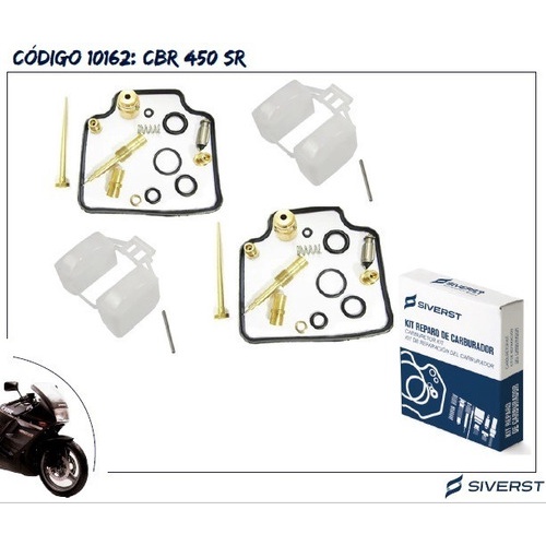 Reparo Carburador Cbr 450 Sr