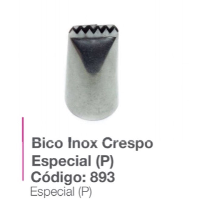 Bico para Confeitar Crespo Especial P
